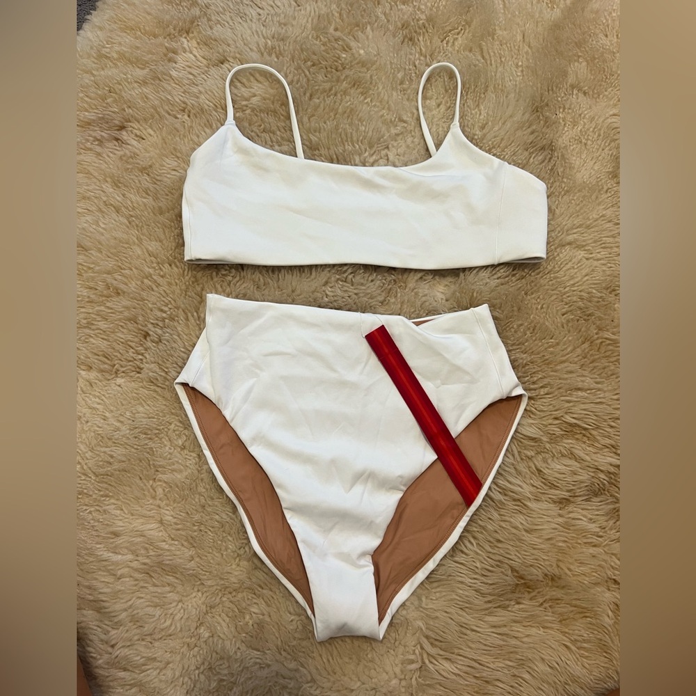 Left On Friday White Bikini Set